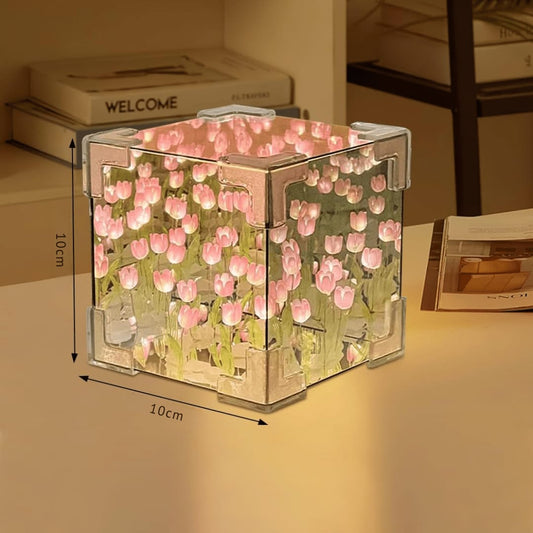 Tulip Cube Mirror Lamp