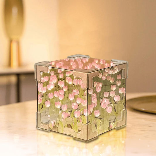 Tulip Cube Mirror Lamp