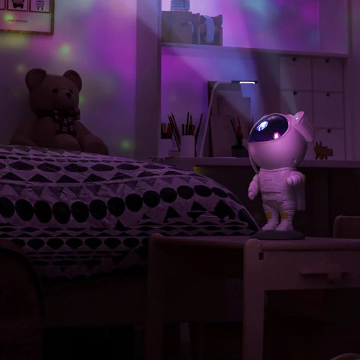 Astronaut Galaxy Projector - 360 Magnetic Head Rotation, Remote Control