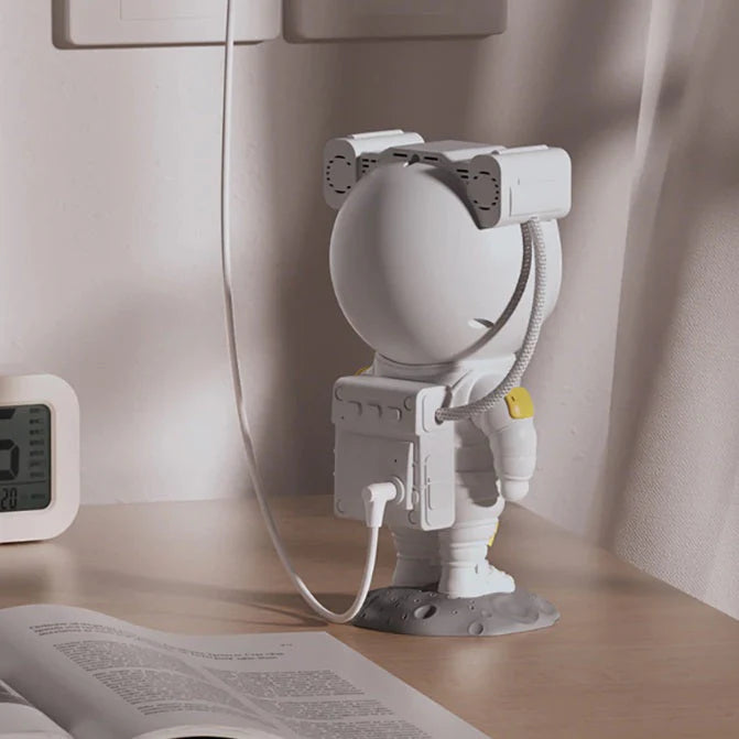Astronaut Galaxy Projector - 360 Magnetic Head Rotation, Remote Control
