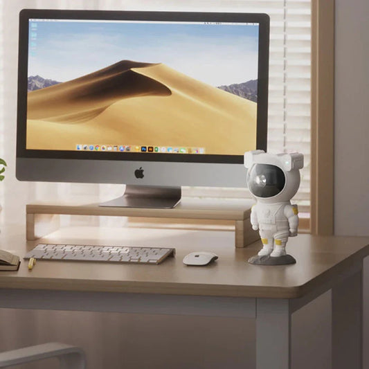 Astronaut Galaxy Projector - 360 Magnetic Head Rotation, Remote Control