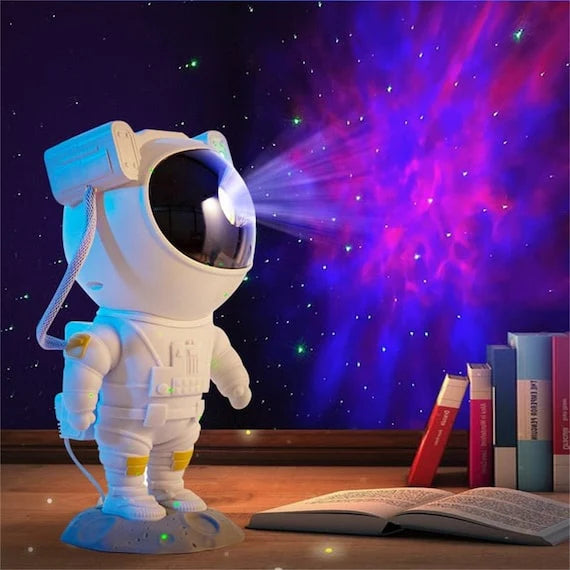 Astronaut Galaxy Projector - 360 Magnetic Head Rotation, Remote Control